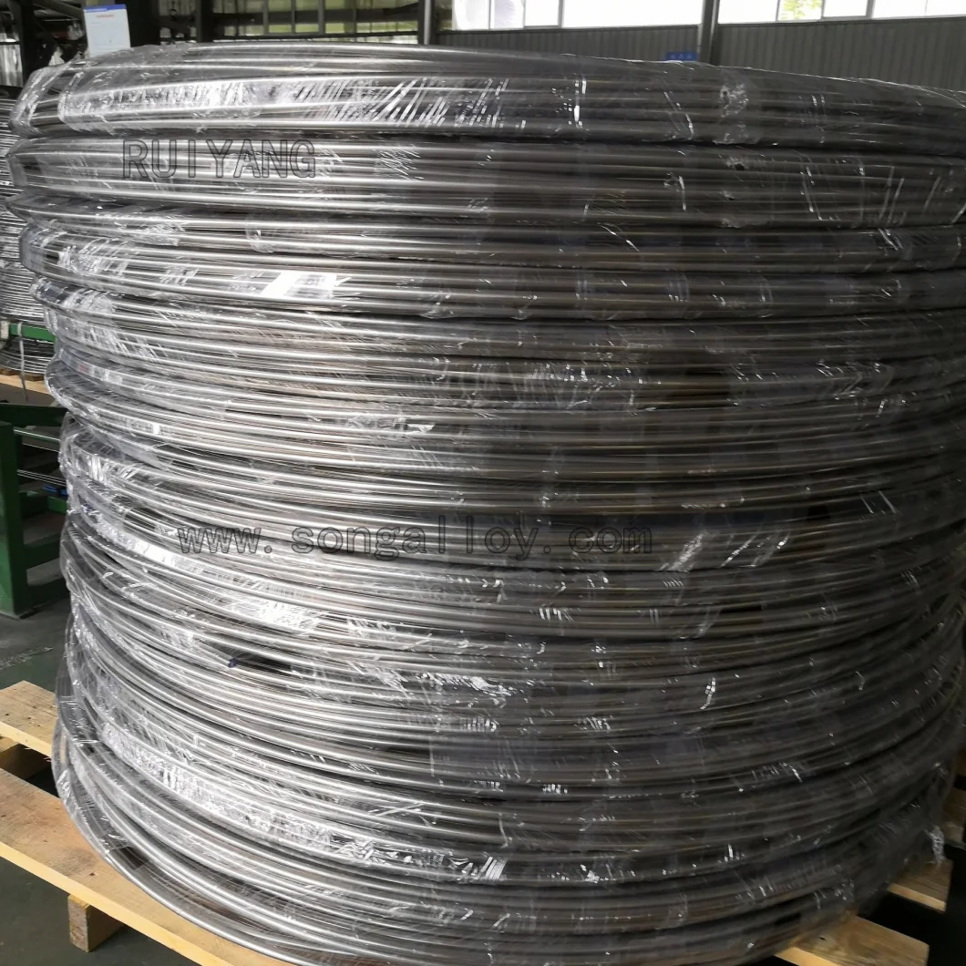 Stainless Steel Coiled Tubing in Steel Pipe and Steel Tube